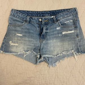 H and m Jean shorts
